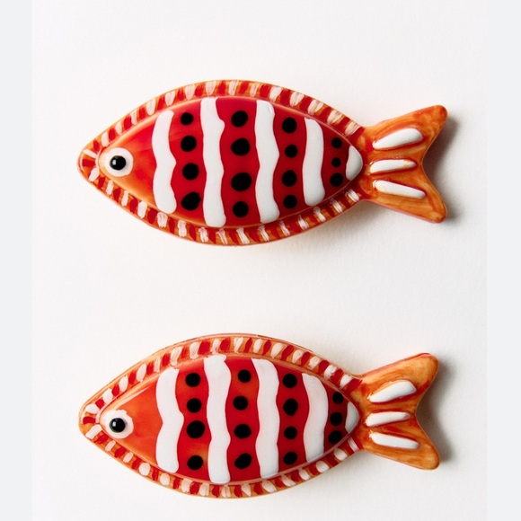Zara NWT fish earrings 1856/092 - Picture 5 of 6